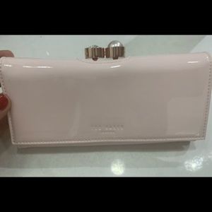 Ted Baker Patent Leather Matinee Clutch - Pink